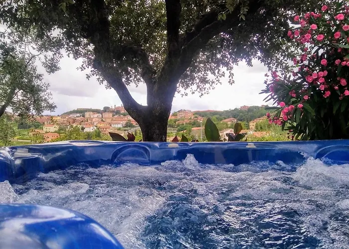 Semesterbostad Fe -choose Panoramic View, Jacuzzi, Private Parking Montepulciano Stazione